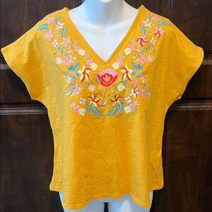 Solitaire Embroidered Cotton Shirt